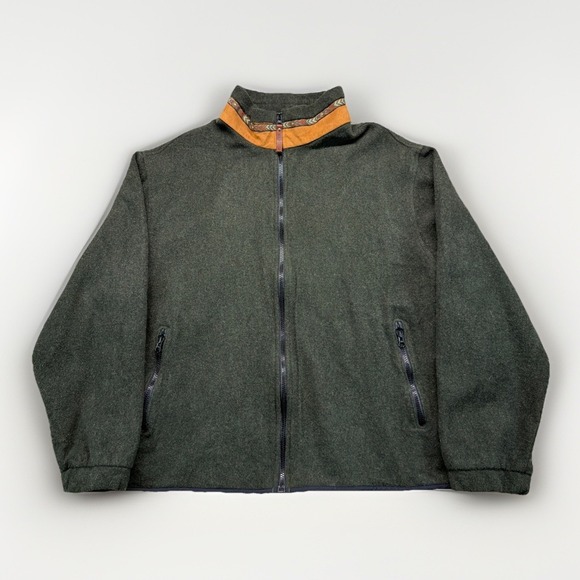 Woolrich Other - Vintage Woolrich Wool Men's Zip Up Bomber Jacket Coat Made In USA‎ XL Aztec
